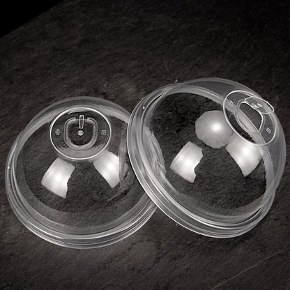 90 PP Dome Lid Injection Clear 1000pcs