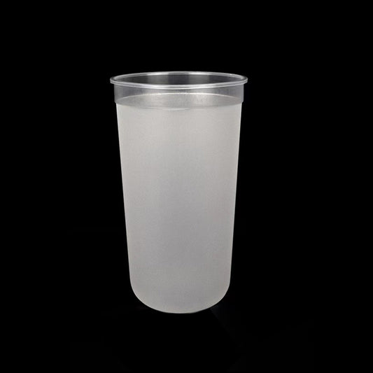 24oz 90700 PP Frost injection U Shape cup 500pcs