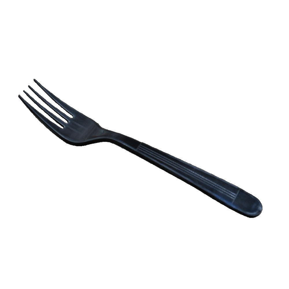 Black PLastic Fork  Heavy Duty (Bulk) 1000pcs