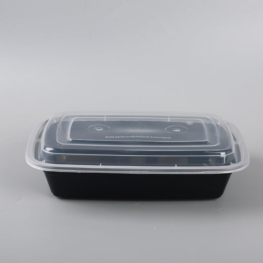 YL-878 Black Take-Out Container 150 sets