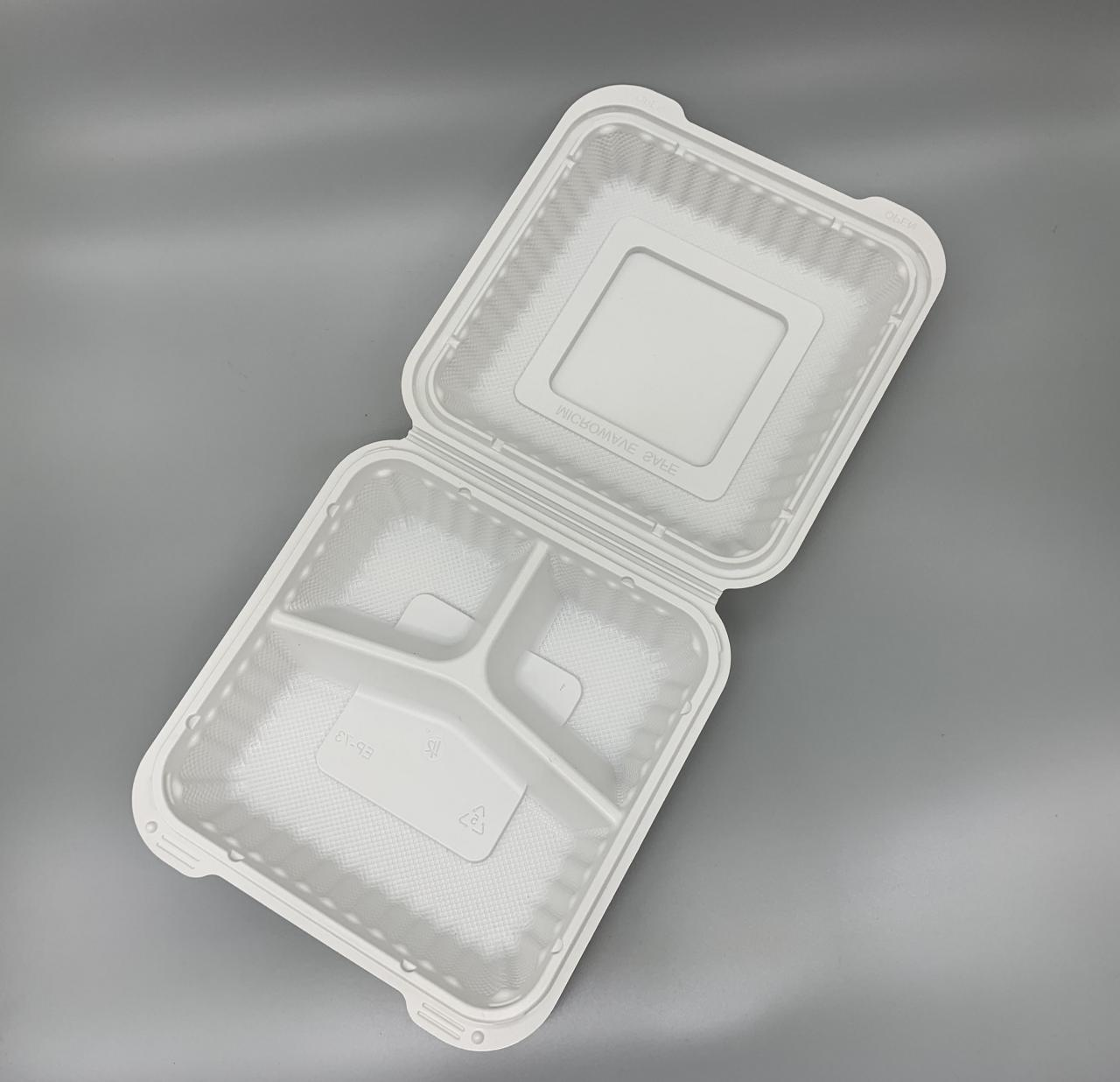 EP 7*3 MFPP Hinged Container White 150pcs