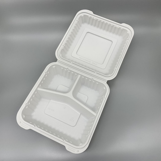 EP 8*3 MFPP Hinged Container White 150pcs