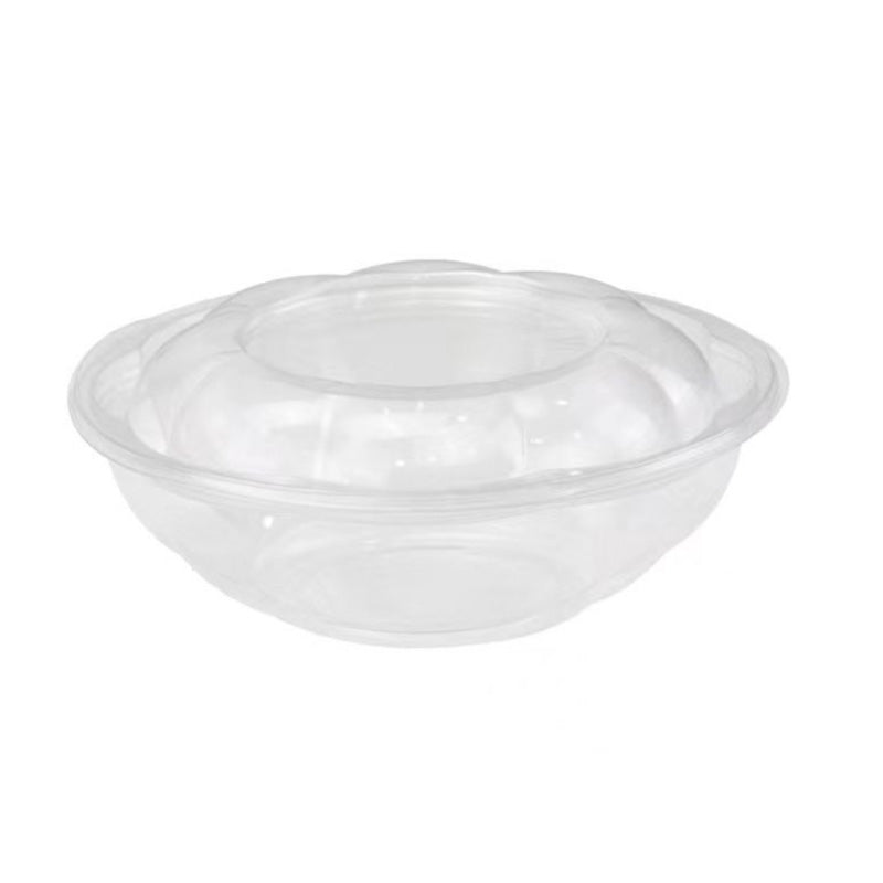 18oz-Clear PET Salad Bowl With Lid 250/Case