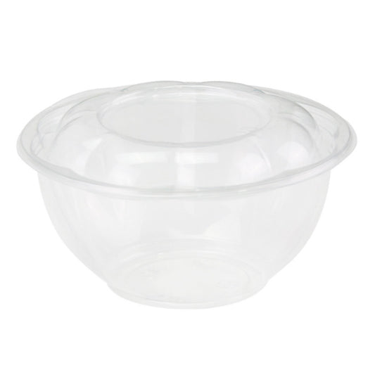 32oz-Clear PET Salad Bowl With Lid 250/Case