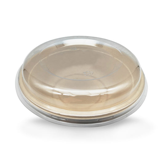 208HD-32oz PET Dome Lid 500/case for sugarcane bowl